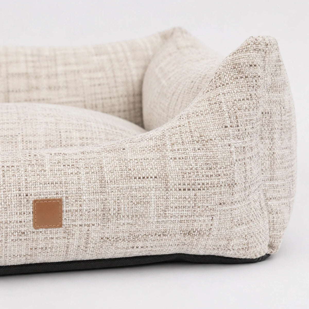 Cuccia per cani a rullo in ciniglia morbida con imbottitura in memory foam