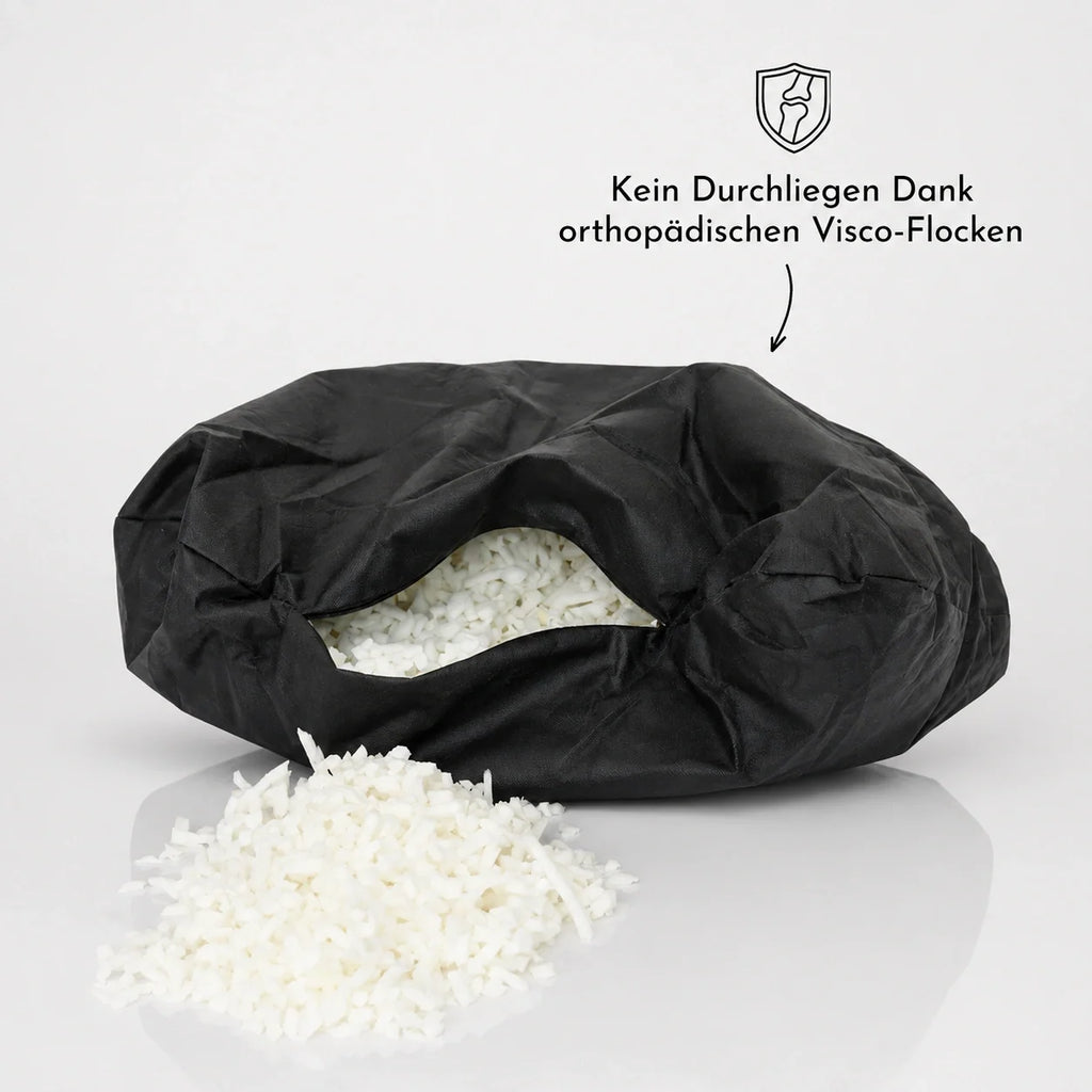 Cuccia per cani a rullo in ciniglia morbida con imbottitura in memory foam