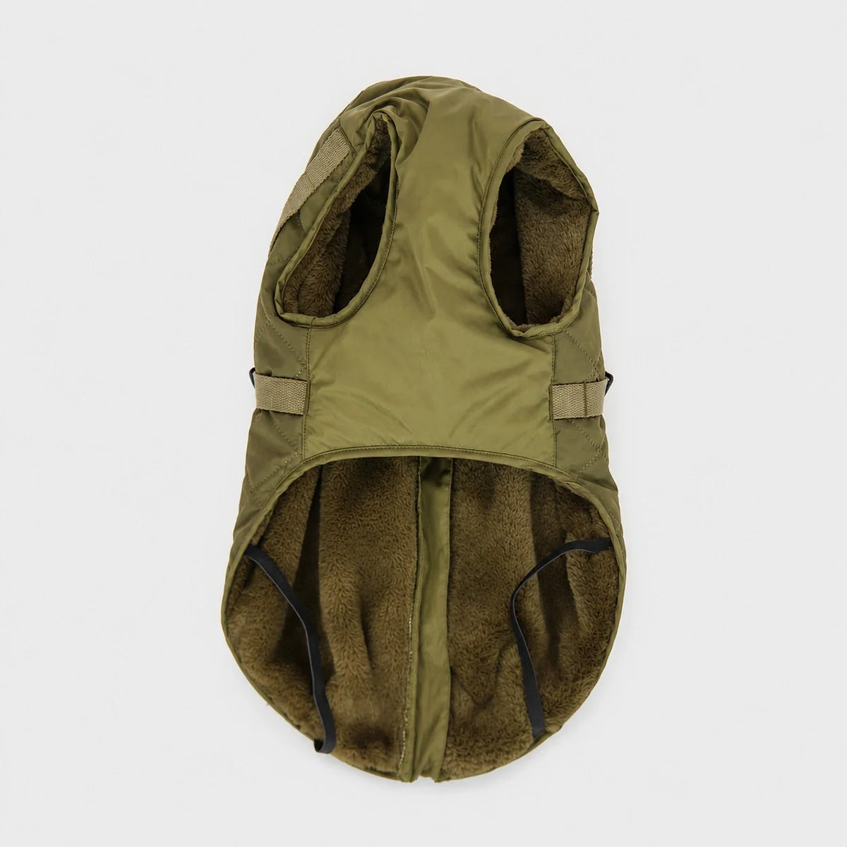 Waterproof Quilted Dog Coat with Adjustable Harness and Soft Lining