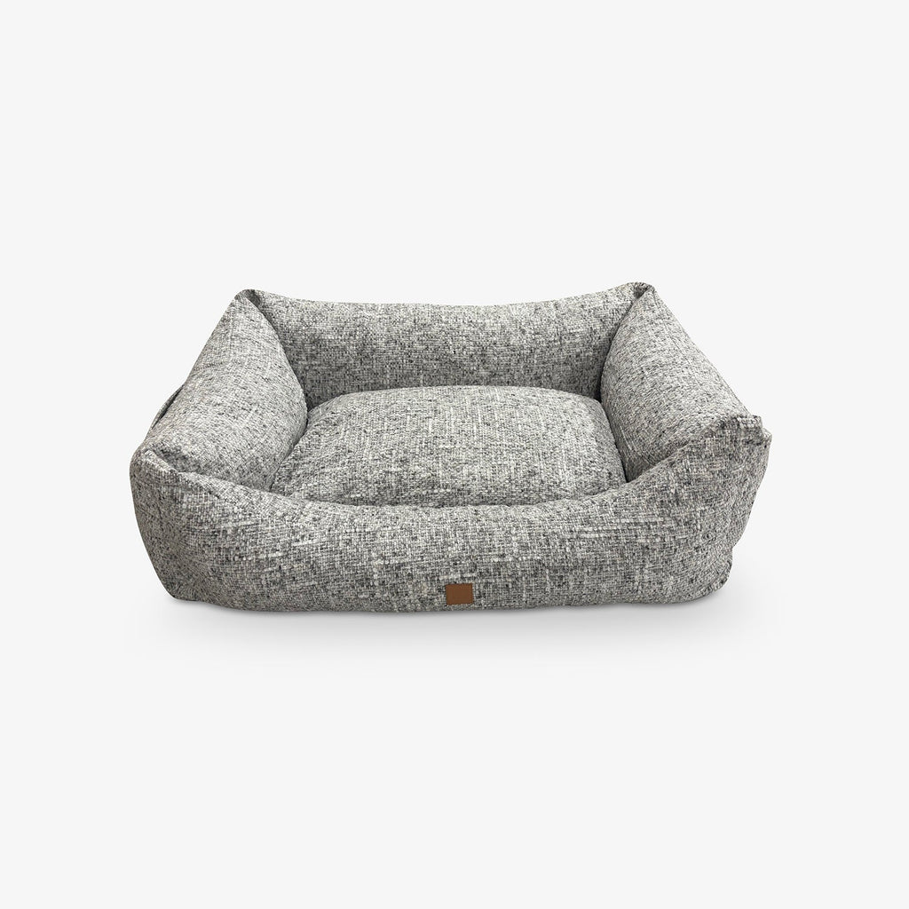 Cuccia per cani a rullo in ciniglia morbida con imbottitura in memory foam